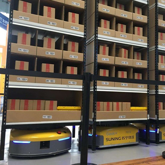 Laser ranging and logistics warehousing